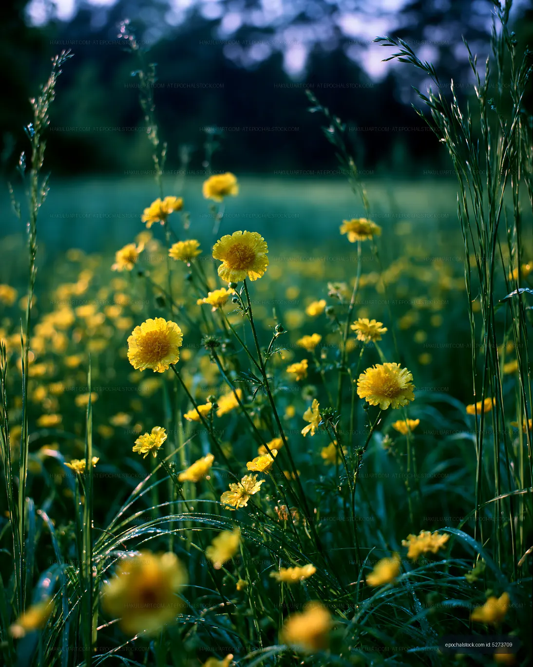 Wildflowers bloom in a field during daylight hours