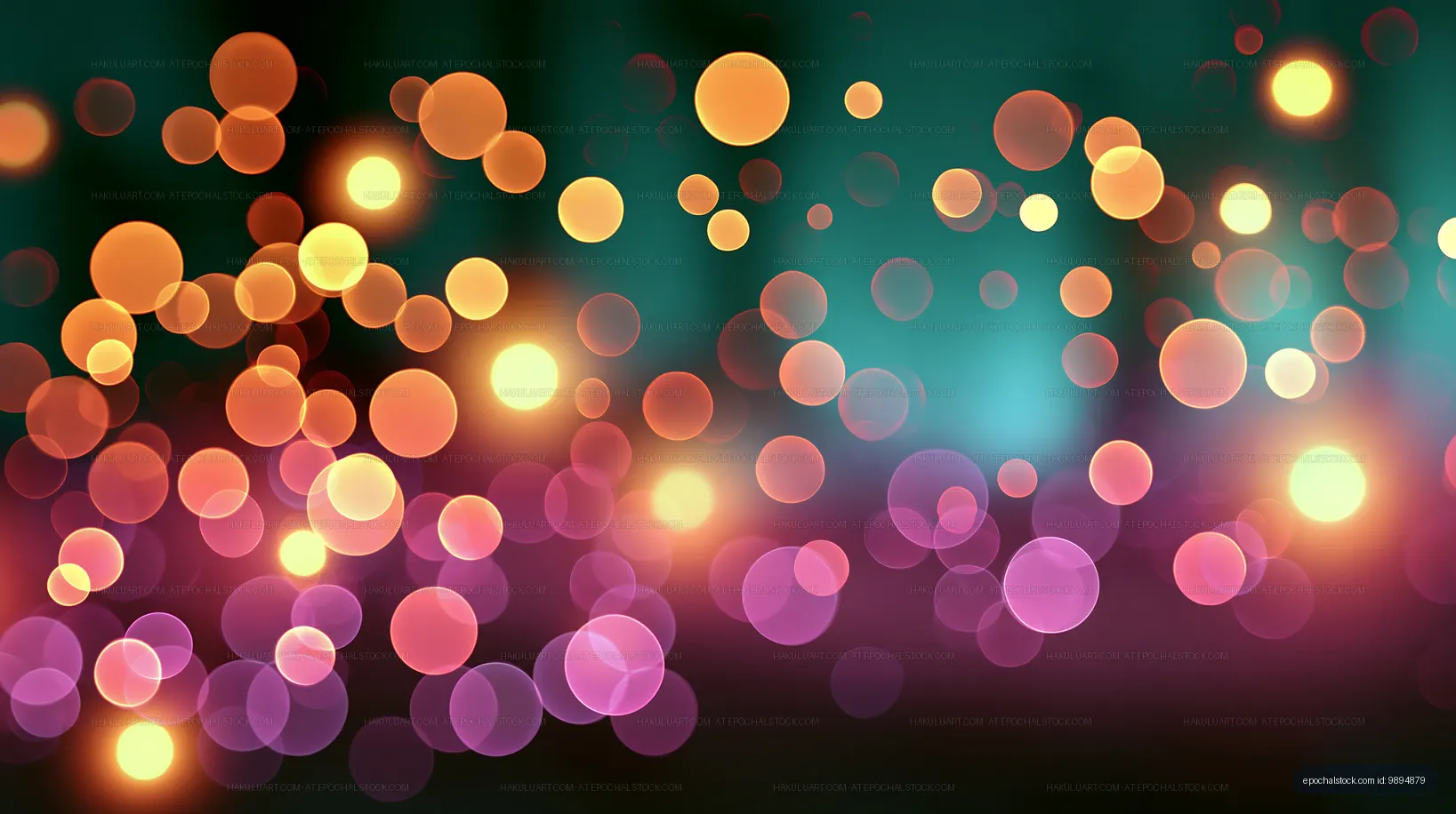 Colorful lights in a soft blur background