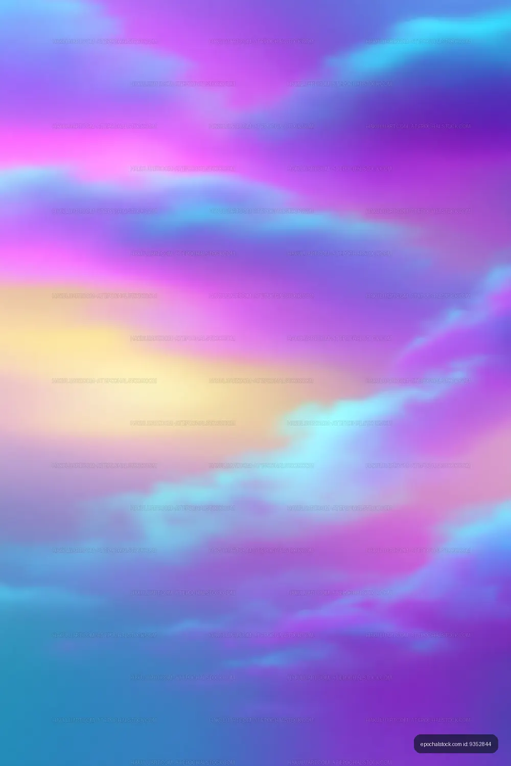 Colorful clouds in the sky during sunset