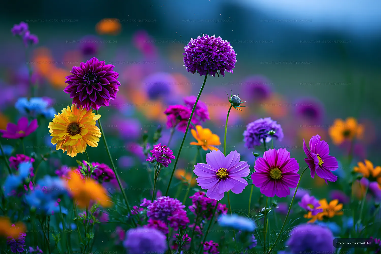 Colorful flowers in a field during daylight