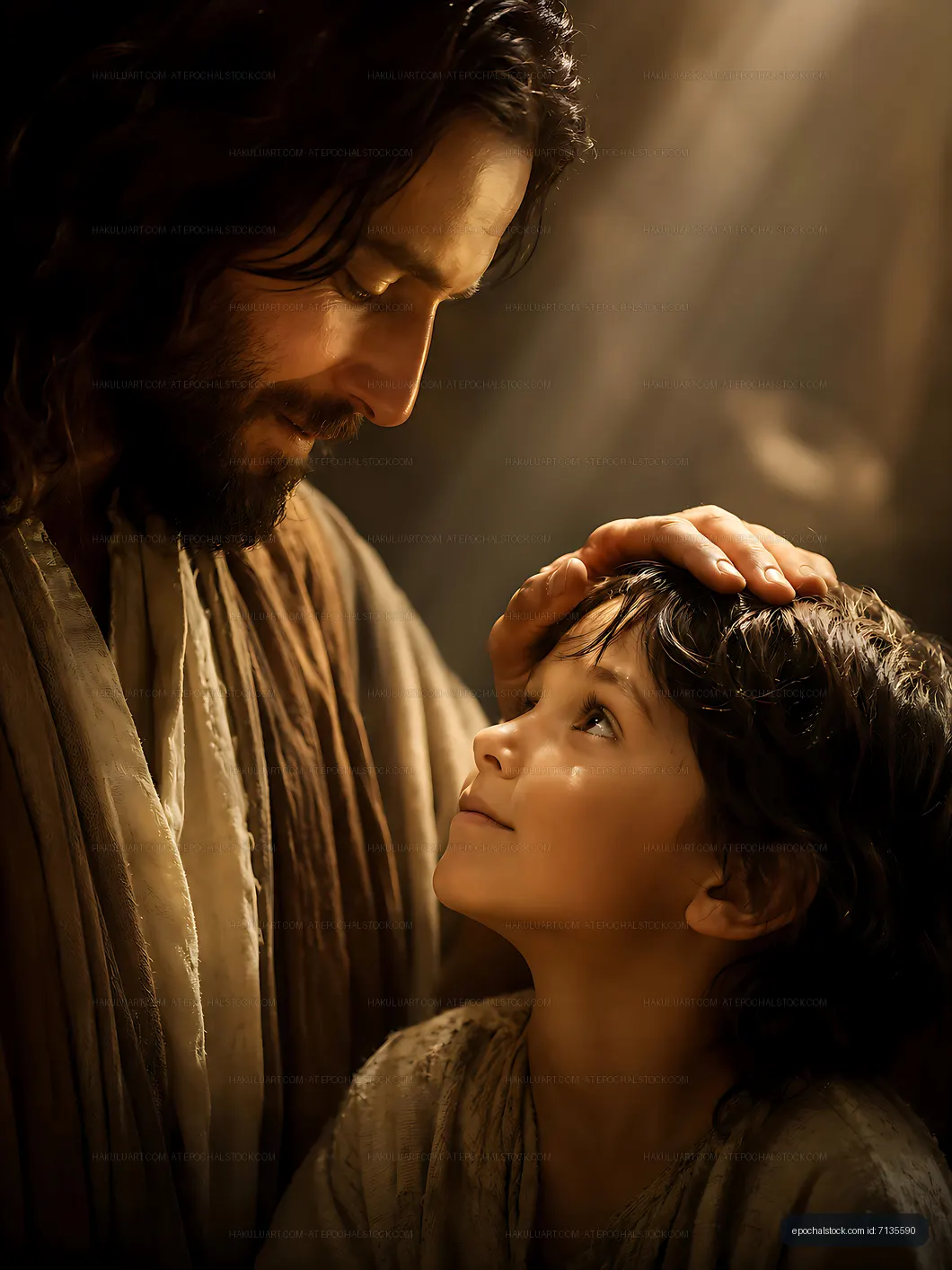 Father and son sharing a moment of connection