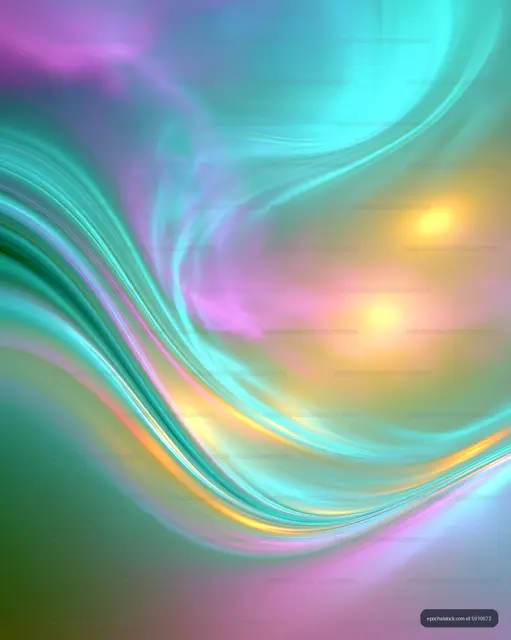 Colorful abstract swirl with soft gradients