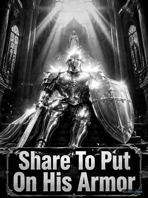 Knight in armor seated on throne in a grand hall